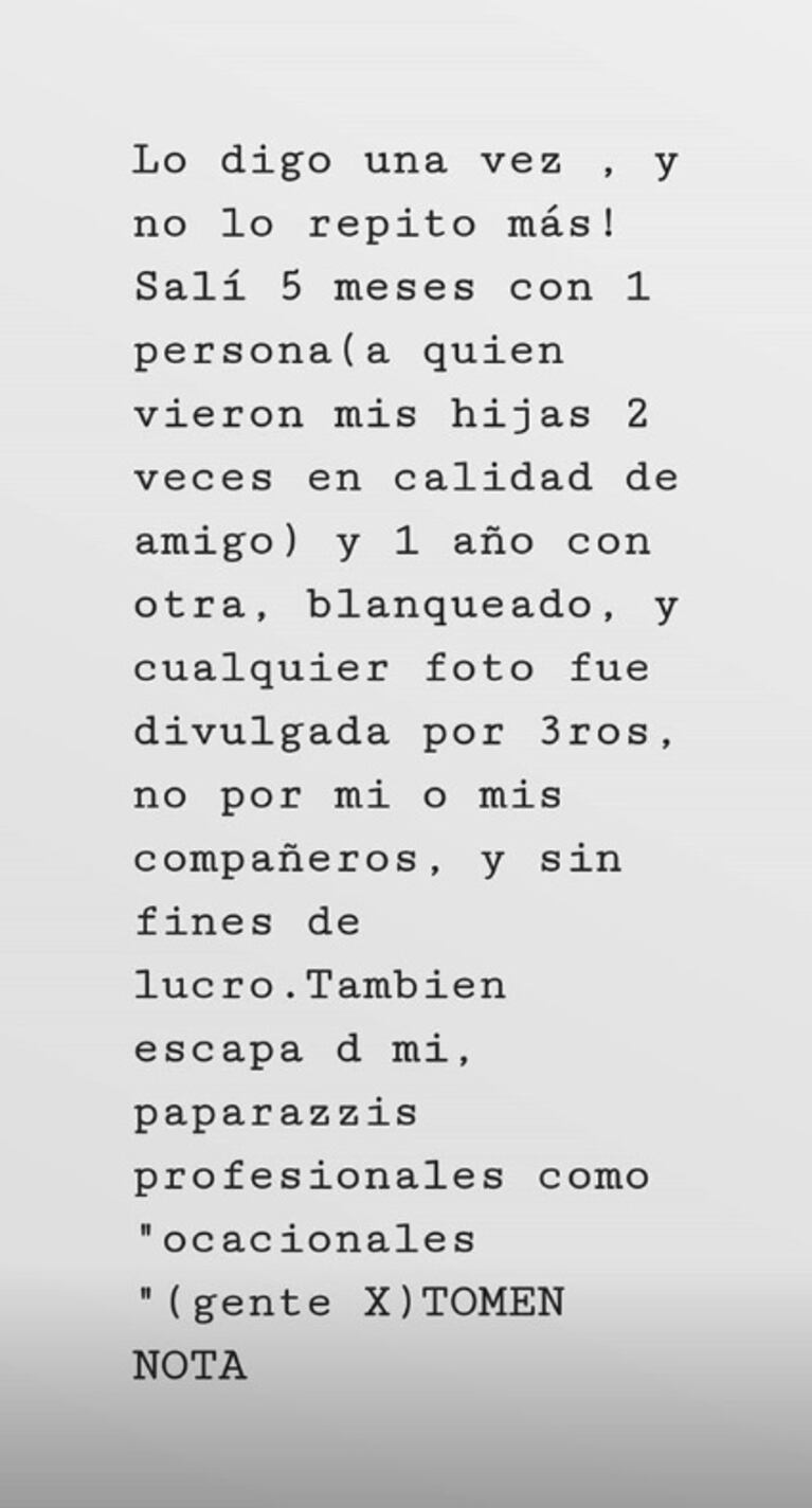 El furioso descargo de Nicole Neumann, en medio de su conflictiva relación con Cubero y Mica Viciconte