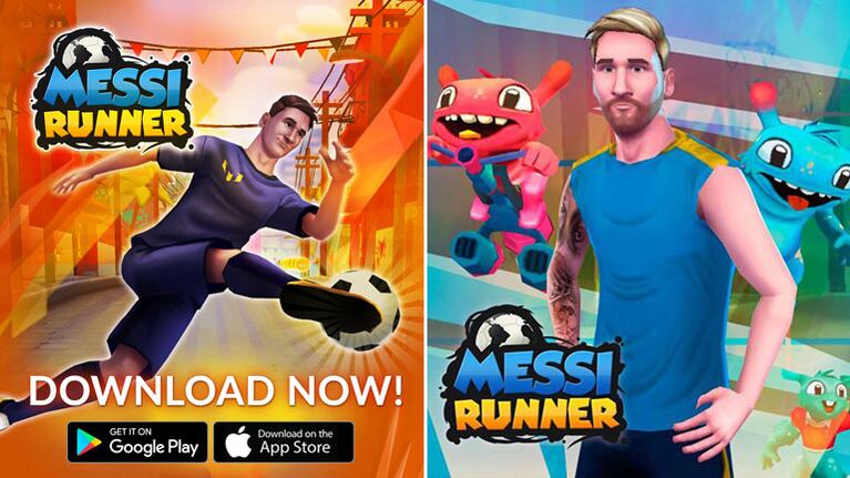 El furor por Messi llegó al mundo gamer: Messi Runner superó el millón de descargas.