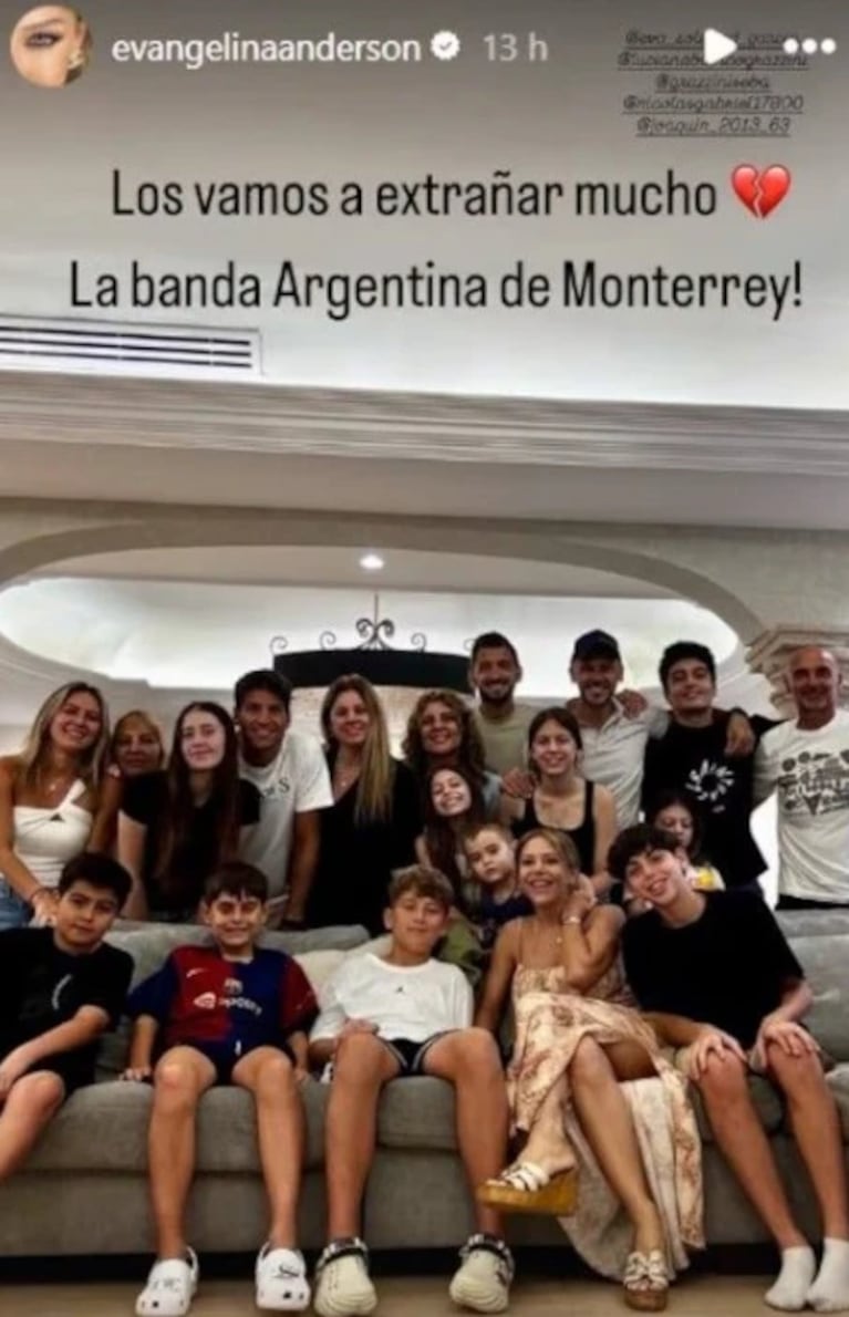 El futuro incierto de Evangelina Anderson: dónde vivirá tras el despido de Martín Demichelis en México. Crédito: Instagram/@evangelinaanderson