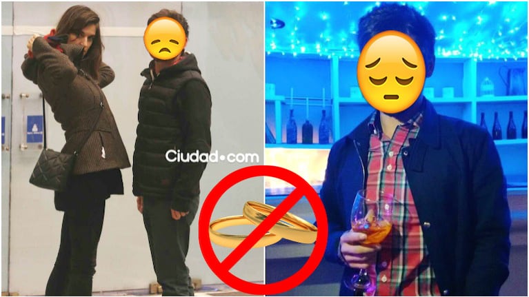 El galán que le propuso 2 veces casamiento a su pareja y lo suspendieron (Fotos: Ciudad.com e Instagram)
