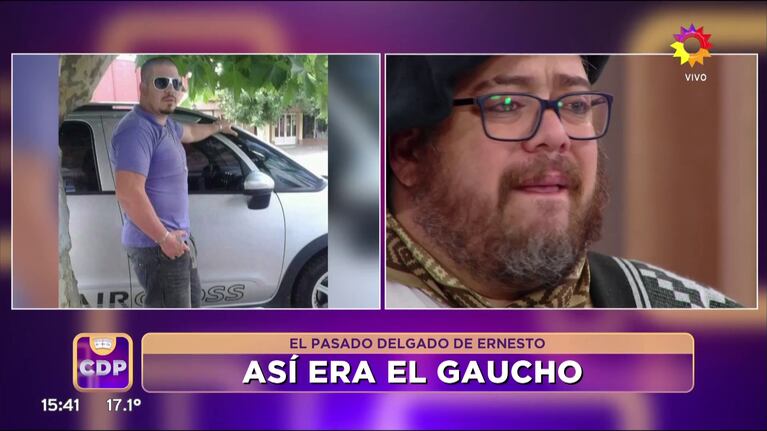 El Gaucho de Cuestión de Peso cuando no tenía problemas de obesidad.