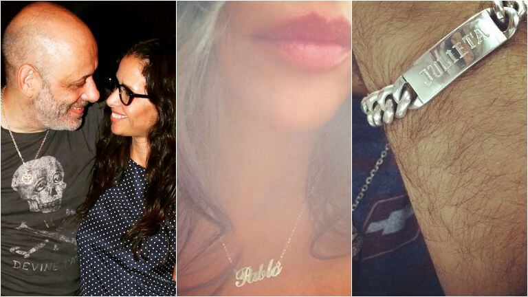 El gesto de amor entre Julieta Ortega y su novio Pablo Ramos (Fotos: Instagram)