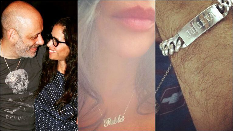 El gesto de amor entre Julieta Ortega y su novio Pablo Ramos (Fotos: Instagram)
