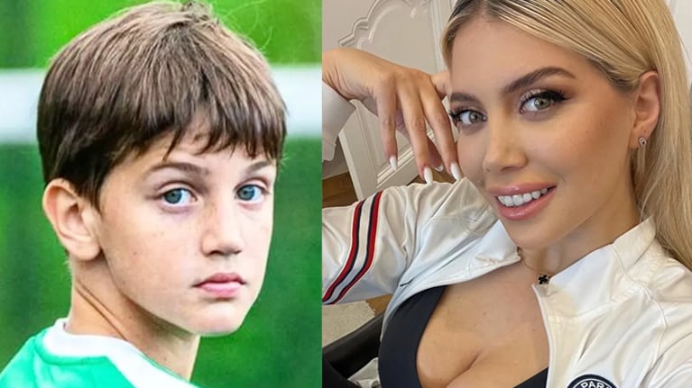El gesto de Constantino en el cole que emocionó a Wanda Nara.