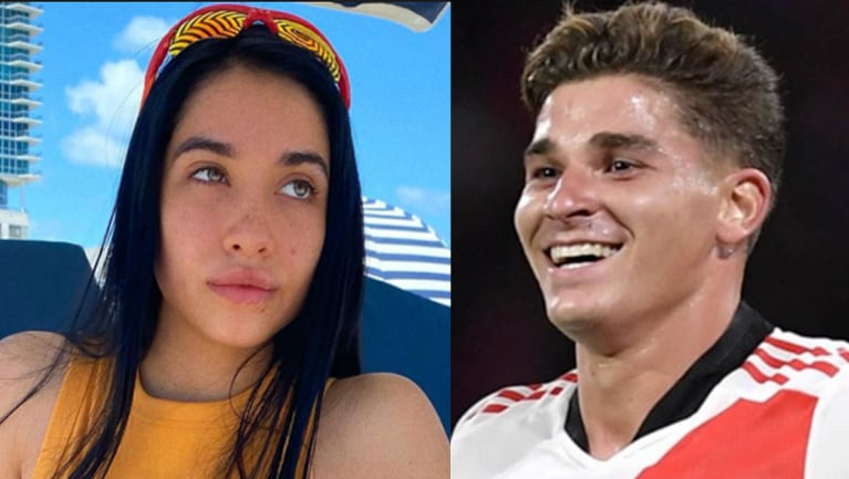 El gesto de María Becerra que despertó rumores de romance con el futbolista Julián Álvarez.