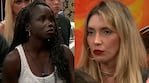 El gesto de Mavinga con Carmiña tras su expulsión por comentarios racistas (captura de Telefe, Gran Hermano)
