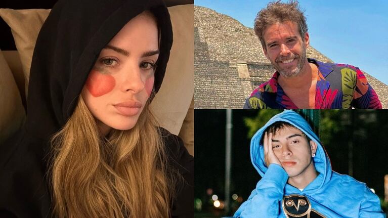 El gesto de Nicolás Cabré con China Suárez tras separarse de Rusherking que hizo estallar las redes (Fotos: Instagram)