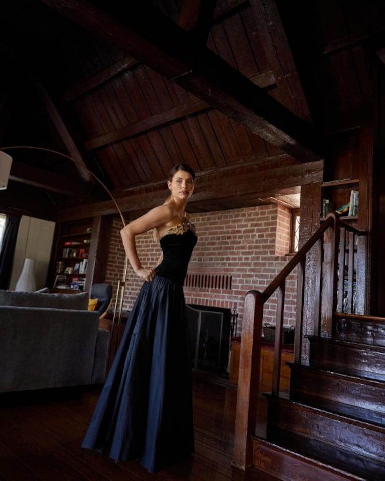 El glamoroso look de Eva de Dominici con el que brilló junto a Eduardo Cruz a los premios Oscars 2022 