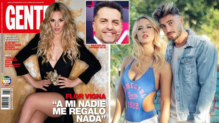 El gracioso pase de facturas entre Flor Vigna y Nicolás Occhiato: Él sí me regalo algún que otro chocolate