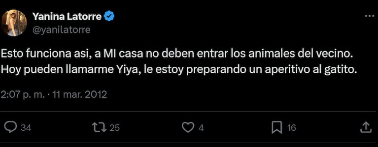 El grave tuit de Yanina que la deja expuesta.
