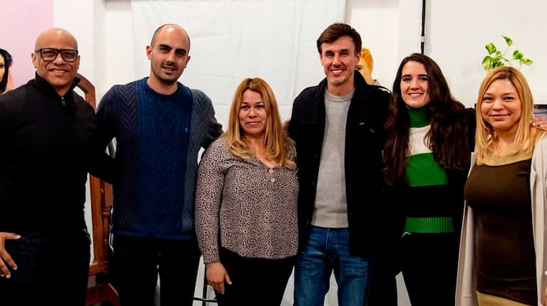El grupo de trabajo de Roberto García Moritán en el ministerio de Desarrollo económico (Foto: Instagram)