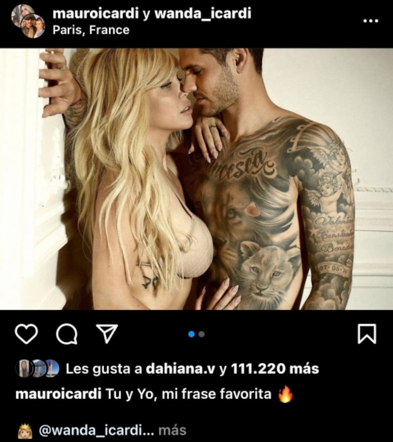 El guiño buena onda entre Wanda Nara y L-Gante después del escándalo con la China Suárez por Icardi: "A olvidar lo que hace mal"