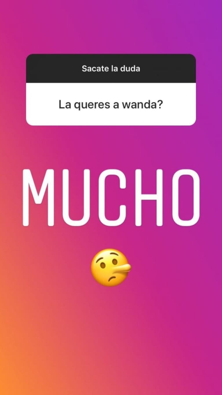 El hermano menor de Mauro Icardi bancó a Ivana y apuntó contra Wanda Nara a pura ironía en Instagram Stories