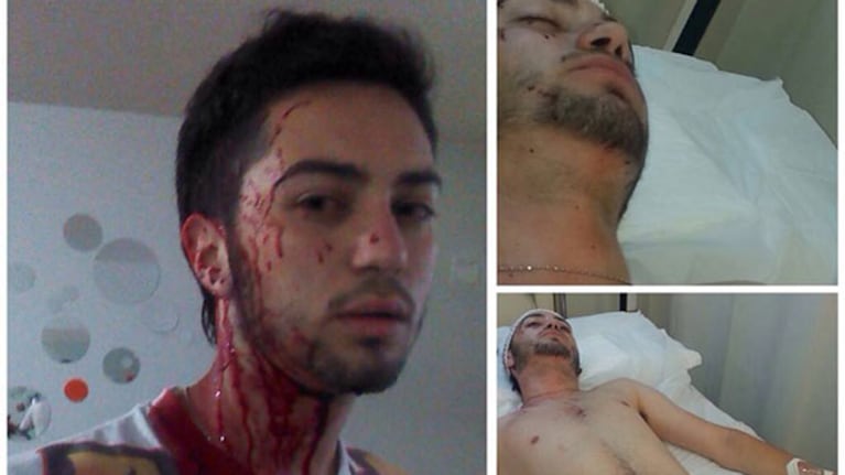 El hijo de Adriana, hijo internado tras un salvaje asalto. (Foto: Facebook.com/CantandoConAdrianaOficial)