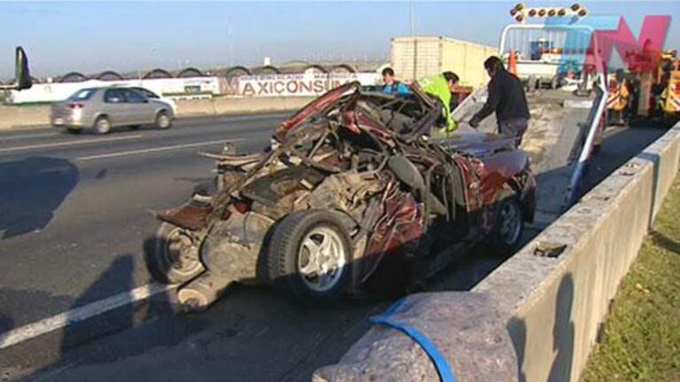 El hijo de Bárbara Durand, involucrado en un accidente fatal con tres muertos (Foto: TN.com.ar)