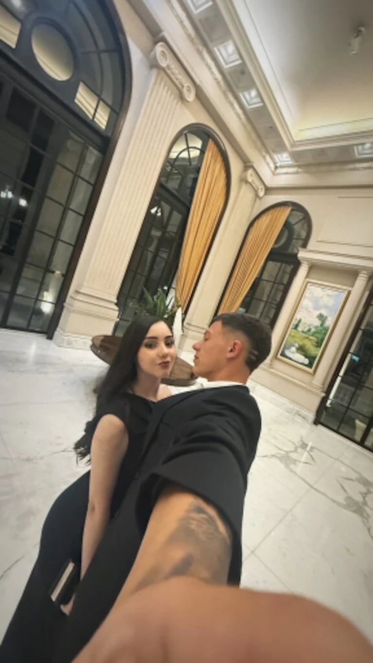 El hijo de Evangelina Anderson presentó a su novia en redes y revolucionó TikTok. CRÉDITO: Instagram