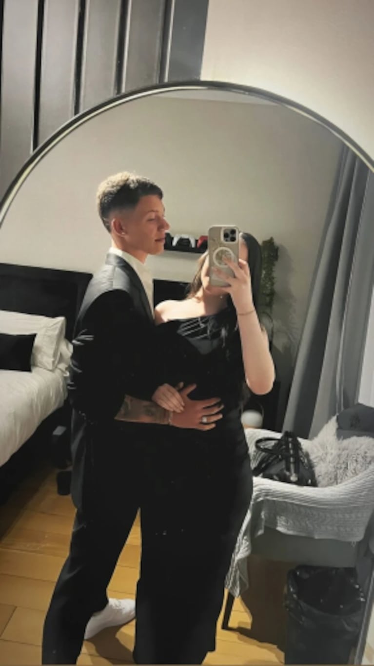 El hijo de Evangelina Anderson presentó a su novia en redes y revolucionó TikTok. CRÉDITO: Instagram