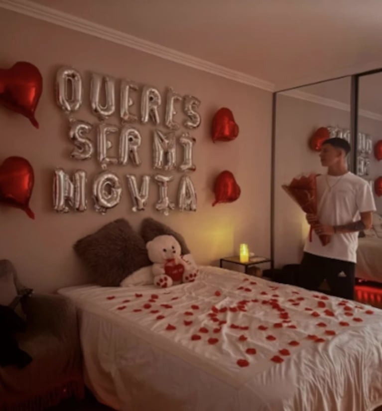 El hijo de Evangelina Anderson presentó a su novia en redes y revolucionó TikTok. CRÉDITO: Instagram