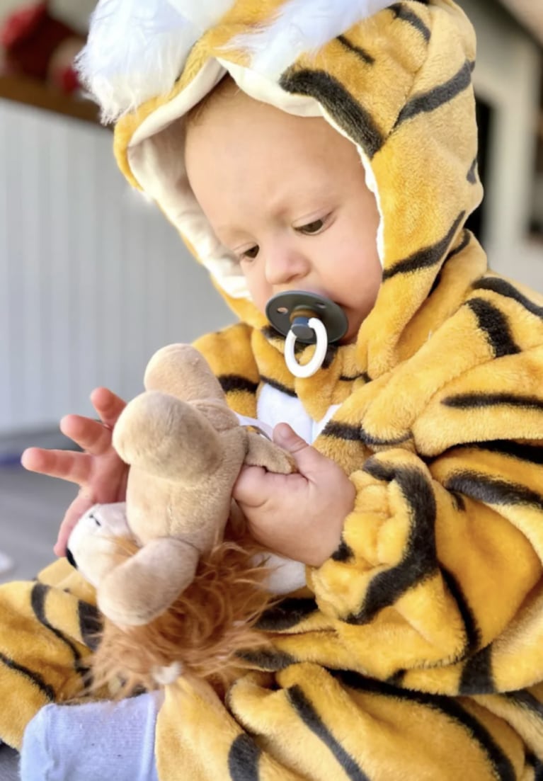 El hijo de Noelia Marzol cumplió 11 meses y lo celebró con un tierno disfraz