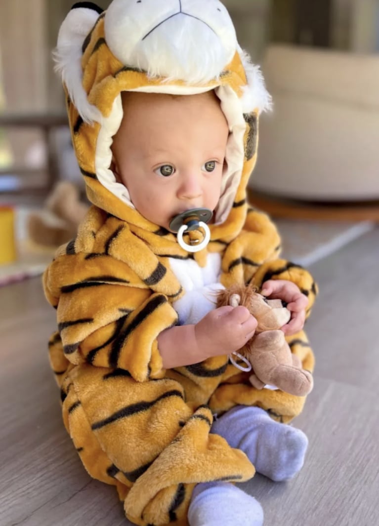 El hijo de Noelia Marzol cumplió 11 meses y lo celebró con un tierno disfraz
