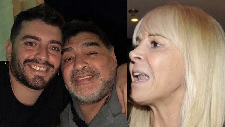 El hijo del Diez apuntó contra Claudia por las camisetas.
