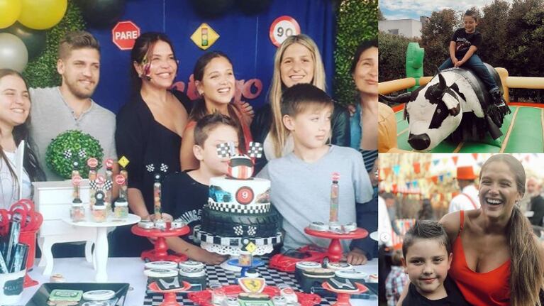 ¡El hijo más chico de Nazarena ya tiene nueve años!