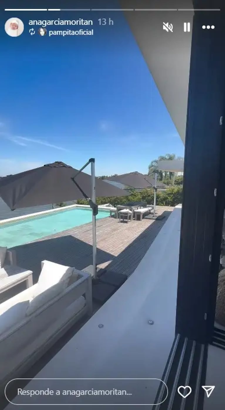 El hogar soñado de Pampita: así es su casa frente al lago tras una nueva redecoración. CRÉDITO: Instagram