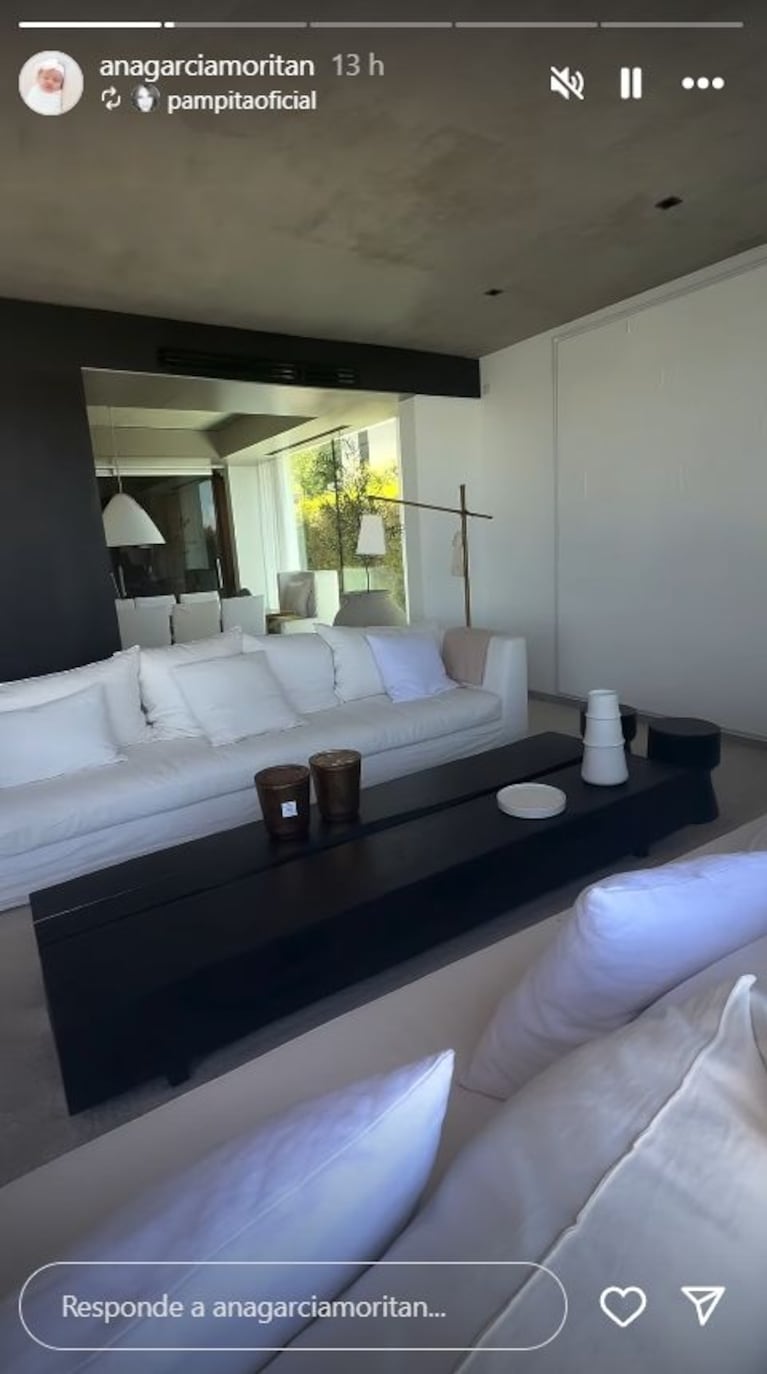 El hogar soñado de Pampita: así es su casa frente al lago tras una nueva redecoración. CRÉDITO: Instagram