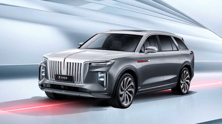 El Hongqi E-HS9 que le regaló Mauro Icardi a la China Suárez (Foto: captura de hongqi-auto.com)