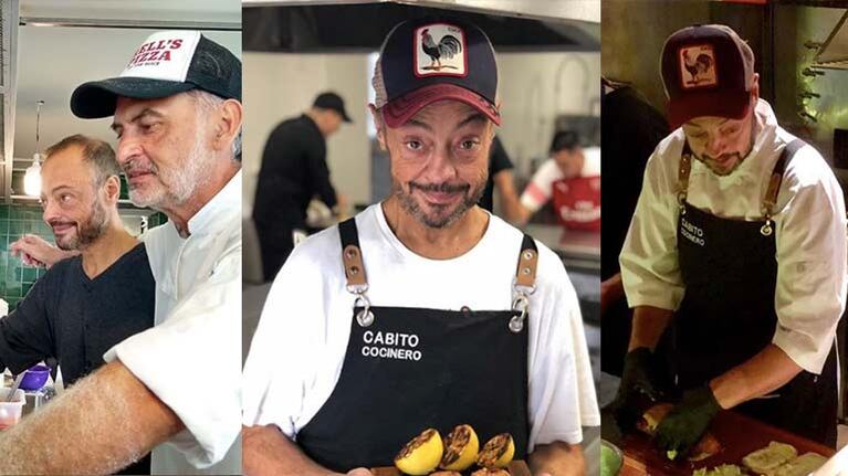 El humorista venderá comida al paso en eventos junto a sus amigos.