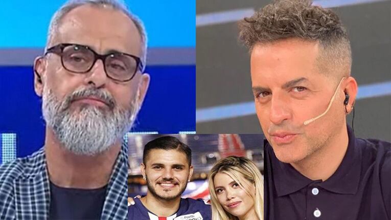 El ida y vuelta buena onda de Ángel de Brito con Jorge Rial por el escándalo de Wanda Nara y Mauro Icardi.