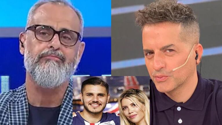 El ida y vuelta buena onda de Ángel de Brito con Jorge Rial por el escándalo de Wanda Nara y Mauro Icardi.