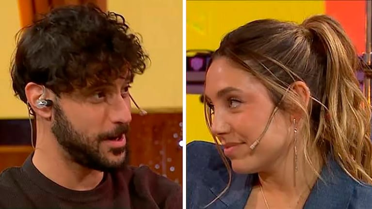 El ida y vuelta de Diego Leuco y Sofi Martínez que los mandó al frente (Captura: Telefe)