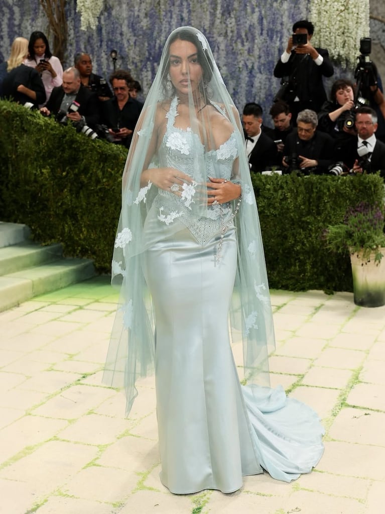 El impactante look de Georgina Rodríguez para la MET Gala 2026 (Foto: Instagram/@georginagio).