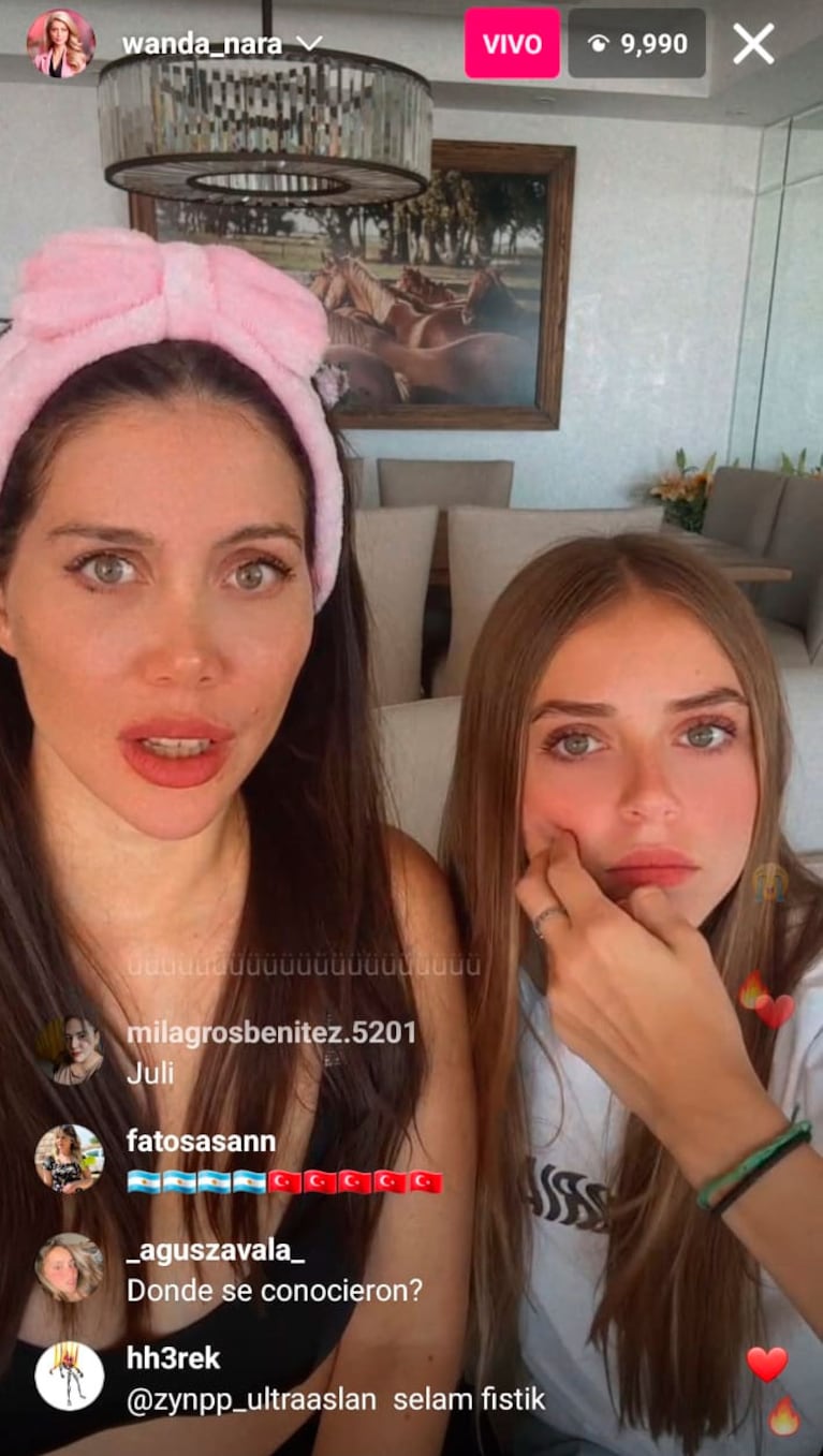 El impresionante parecido de la novia del hijo de Wanda Nara con Zaira: las fotos de Julieta Fillol