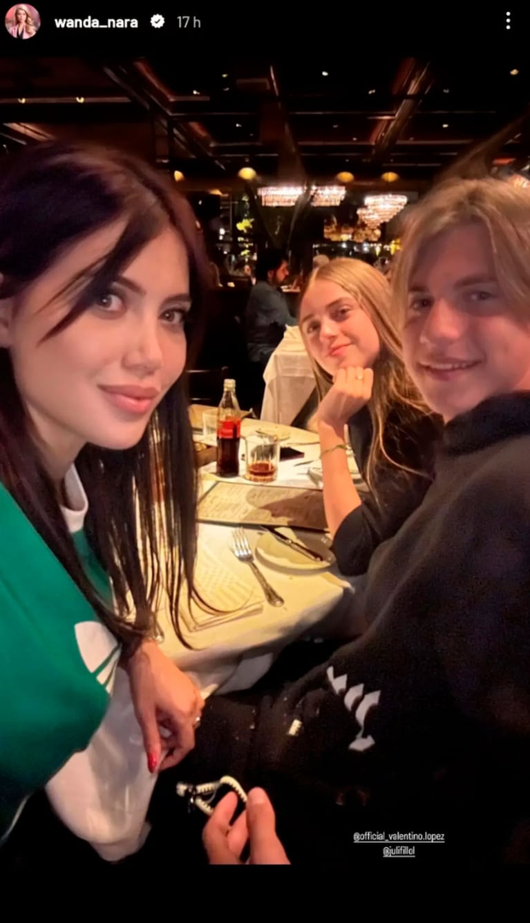 El impresionante parecido de la novia del hijo de Wanda Nara con Zaira: las fotos de Julieta Fillol