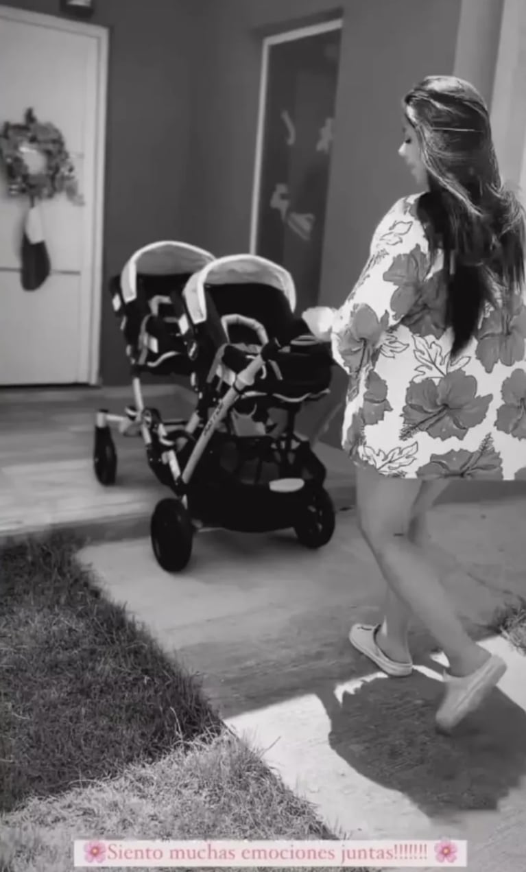 El increíble regalo de Julieta Poggio y Nacho Castañares para las gemelas de Daniela Celis y Thiago Medina 