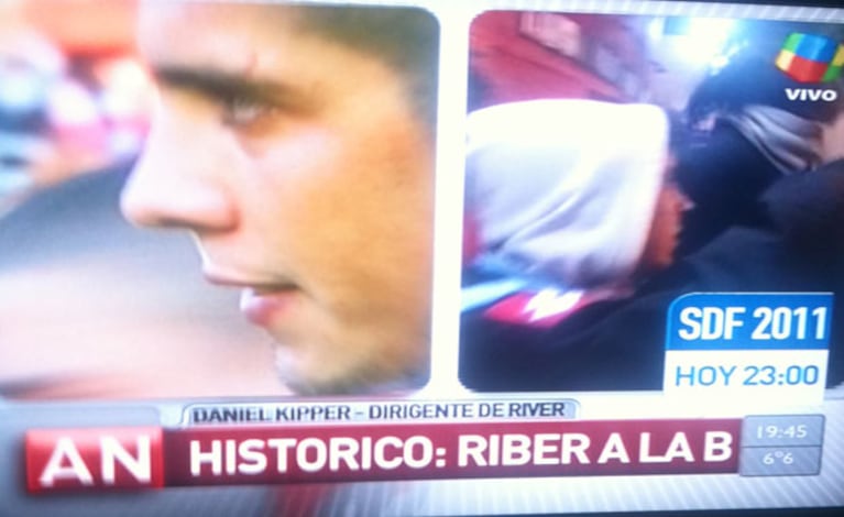 El increíble videograph de América Noticias: "Riber a la B". (Foto: captura TV)