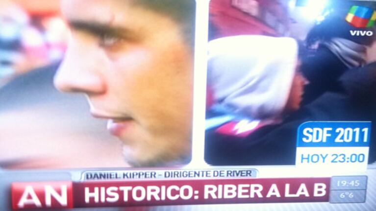 El increíble videograph de América Noticias: "Riber a la B". (Foto: captura TV)