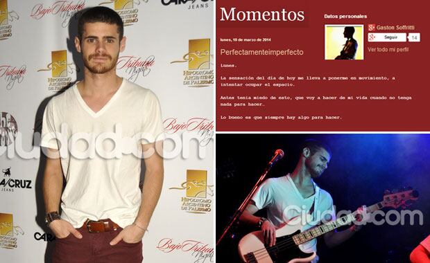 El inédito perfil poeta de Gastón Soffritti, (Fotos: Ciudad.com)