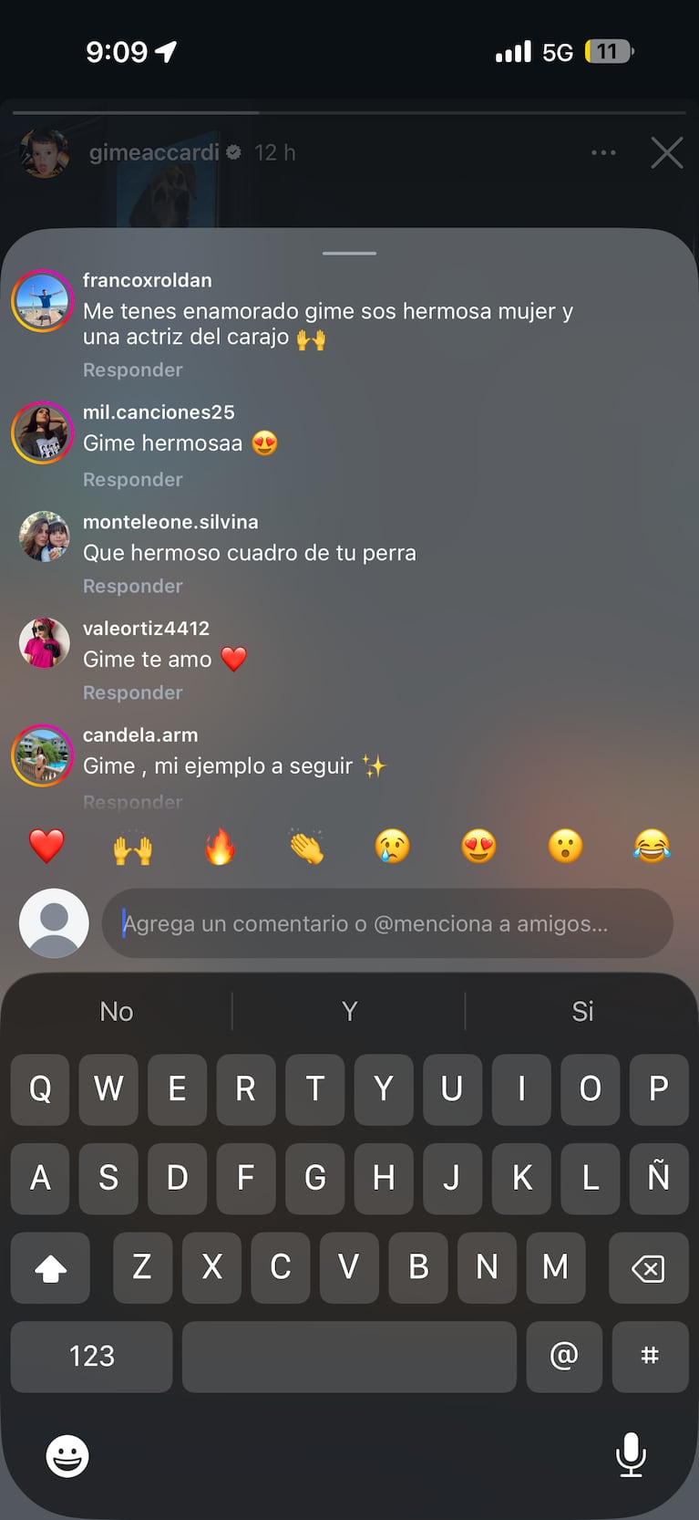 El inesperado mensaje que Gimena Accardi recibió en Instagram: “Me tenés enamorado”. Crédito: Instagram