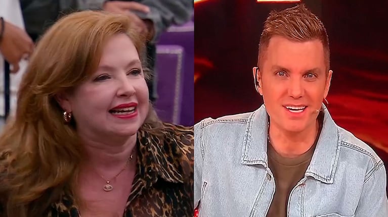 El inesperado pedido de Andrea del Boca a Santiago del Moro en Gran Hermano (captura de Telefe)