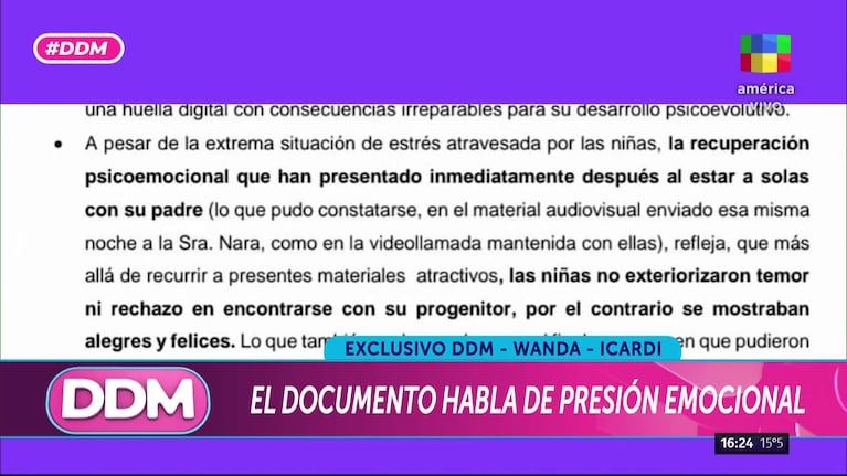 El informe del Ministerio Público Fiscal contra Wanda Nara y Mauro Icardi.