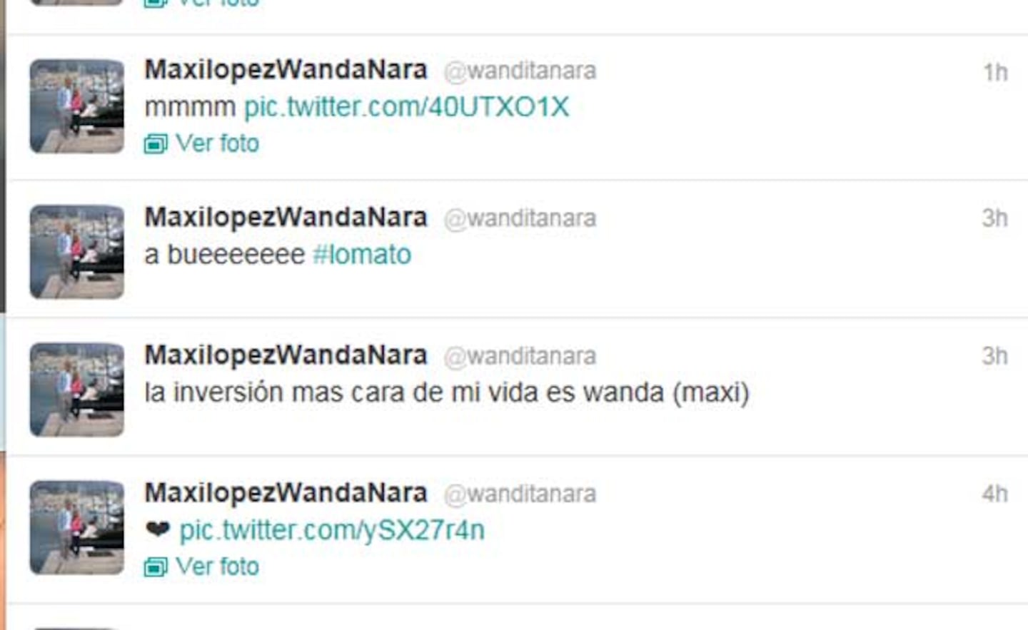 El insólito ida y vuelta entre Wanda Nara y Maxi López en Twitter