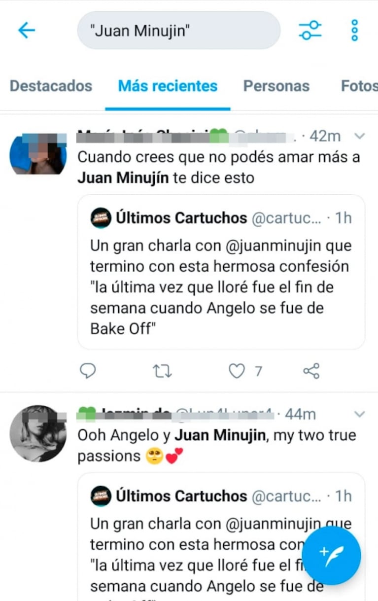 El insólito motivo por el que Juan Minujín lloró por última vez y fue TT en Twitter: "Cuando se fue Ángelo de Bake Off"