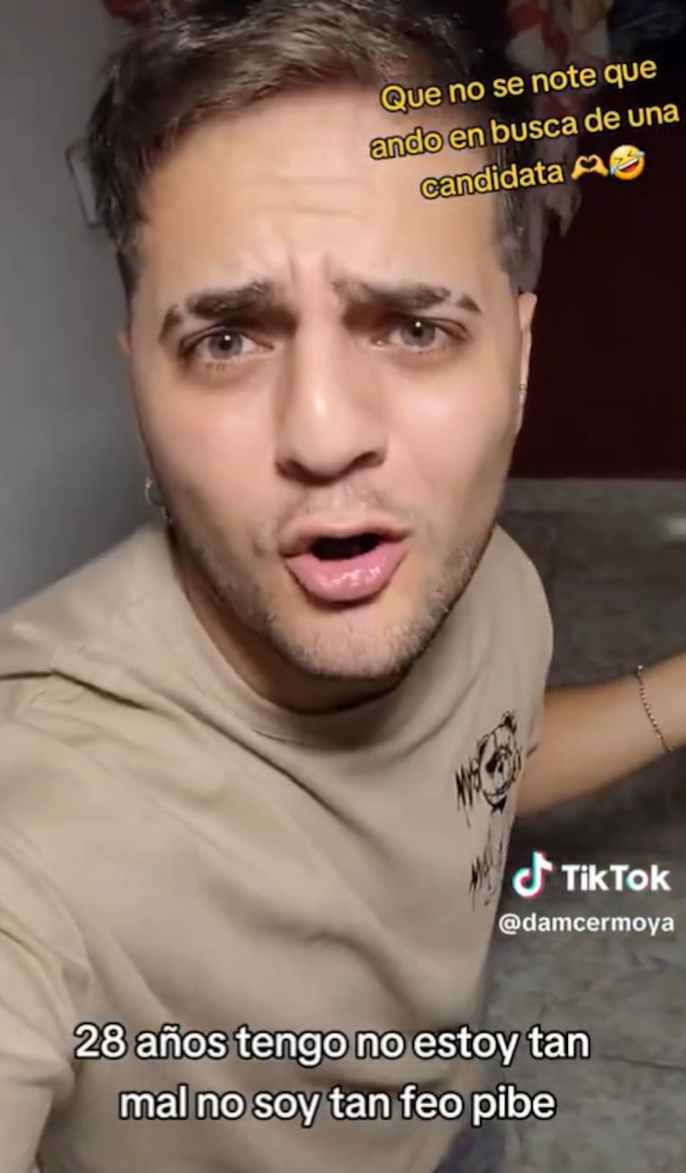 El insólito video con el que Damián de Gran Hermano buscaba novia en TikTok: “Hago el amor rico”