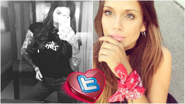 El intercambio de piropos de Cande Tinelli y Barbie Vélez en Twitter (Fotos: Instagram y Twitter)