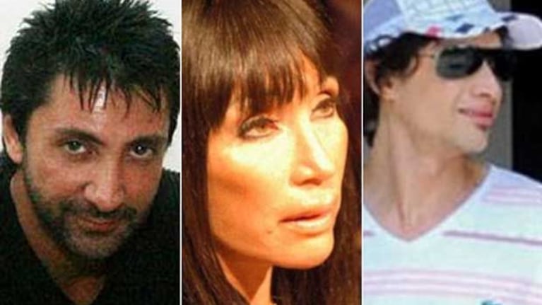 El joyagate: Luciano Garbellano, Moria Casán y Galo Soto. (Fotos: Web)