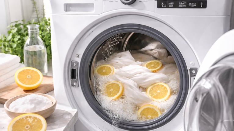 El jugo de limón tiene un efecto blanqueador y desodorante en las sábanas. Foto: IA (ChatGPT)