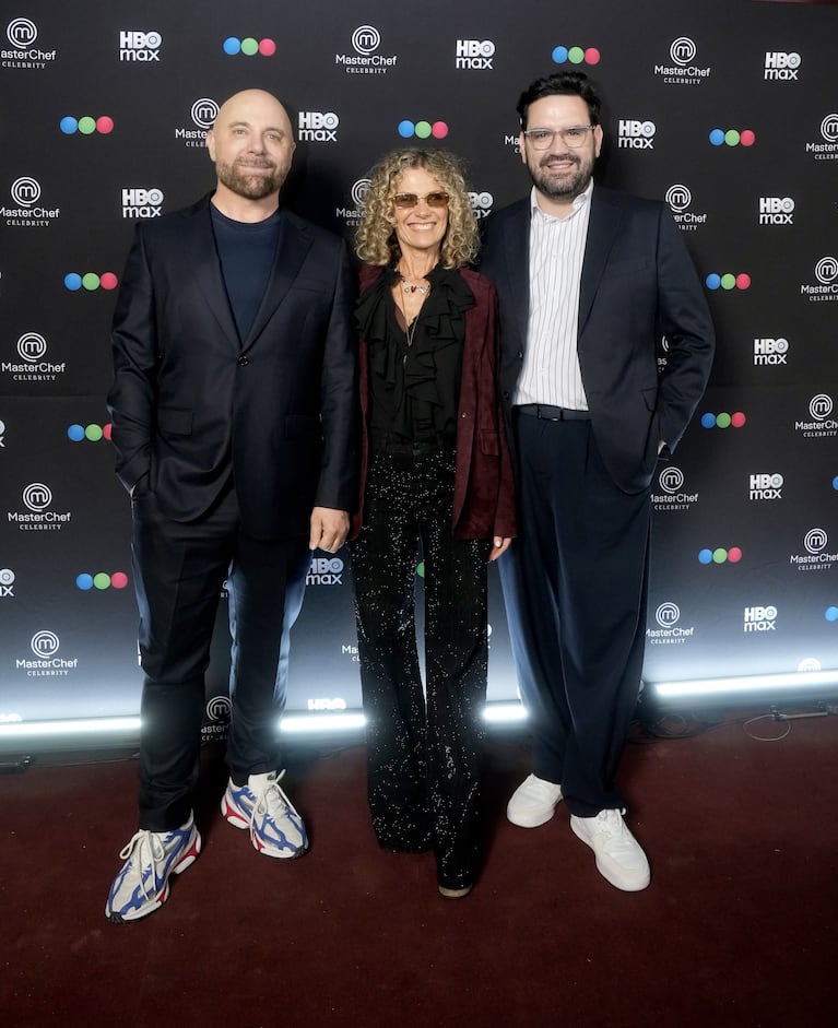 El jurado de MasterChef Celebrity 2026: Damián Betular, Germán Martitegui y Maru Botana. Foto: Telefe
